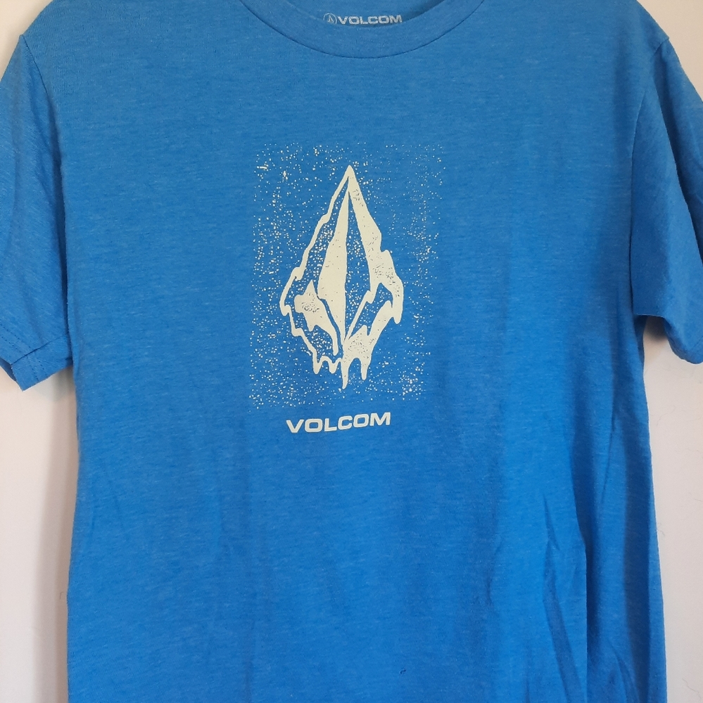 Kids Large, Volcom tshirt blue